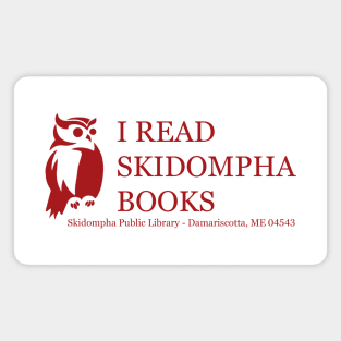 I Read Skidompha Books Magnet